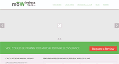 Desktop Screenshot of mowirelessplans.com